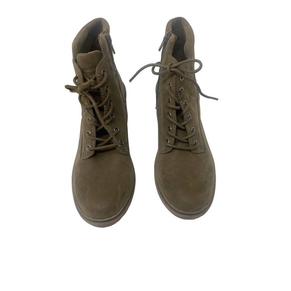Crown Vintage Marley Ankle Boots, Women's SZ 8.5 Olive NEW - Picture 1 of 5